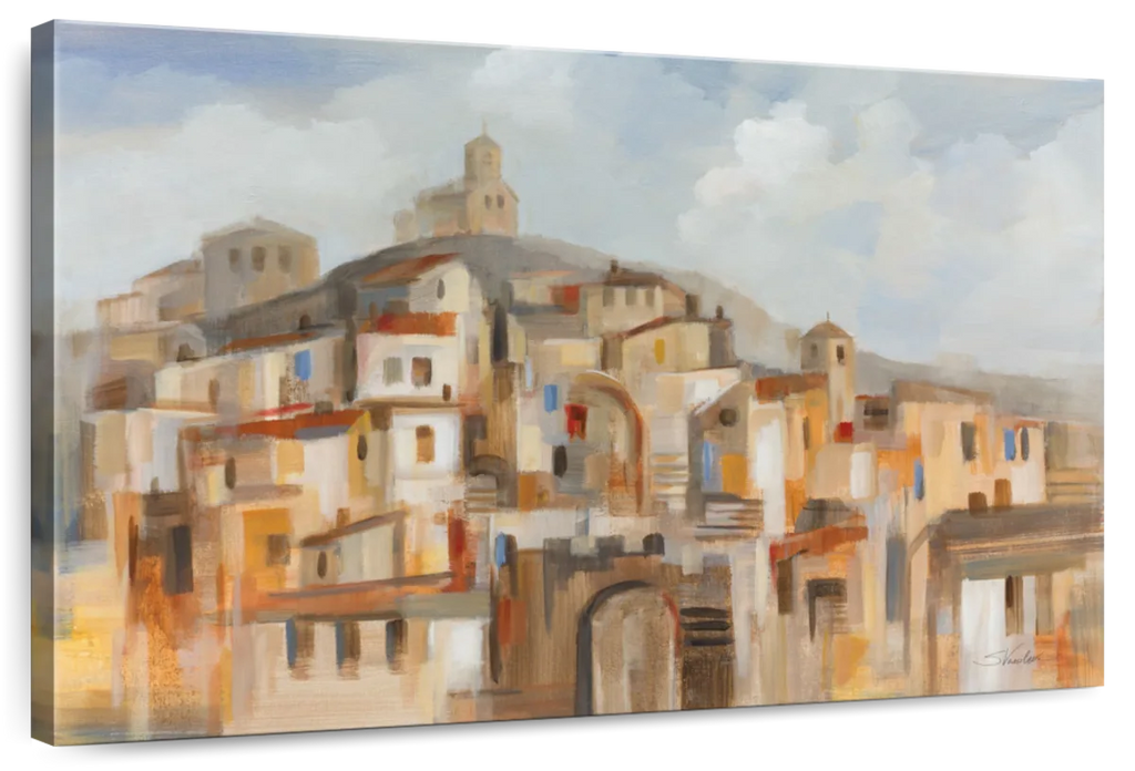 Town On The Hill Wall Art