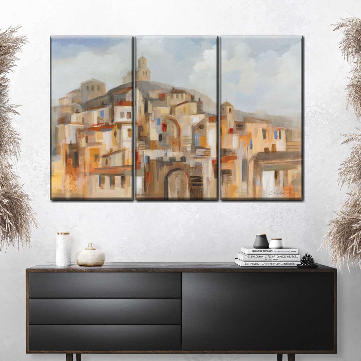Town On The Hill Wall Art