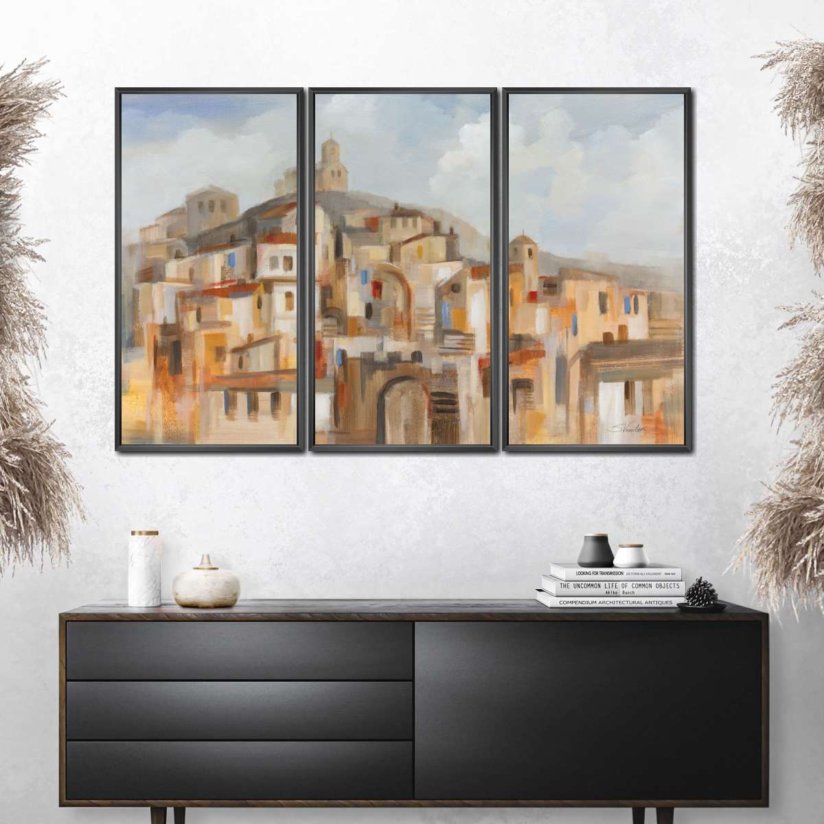 Town On The Hill Wall Art