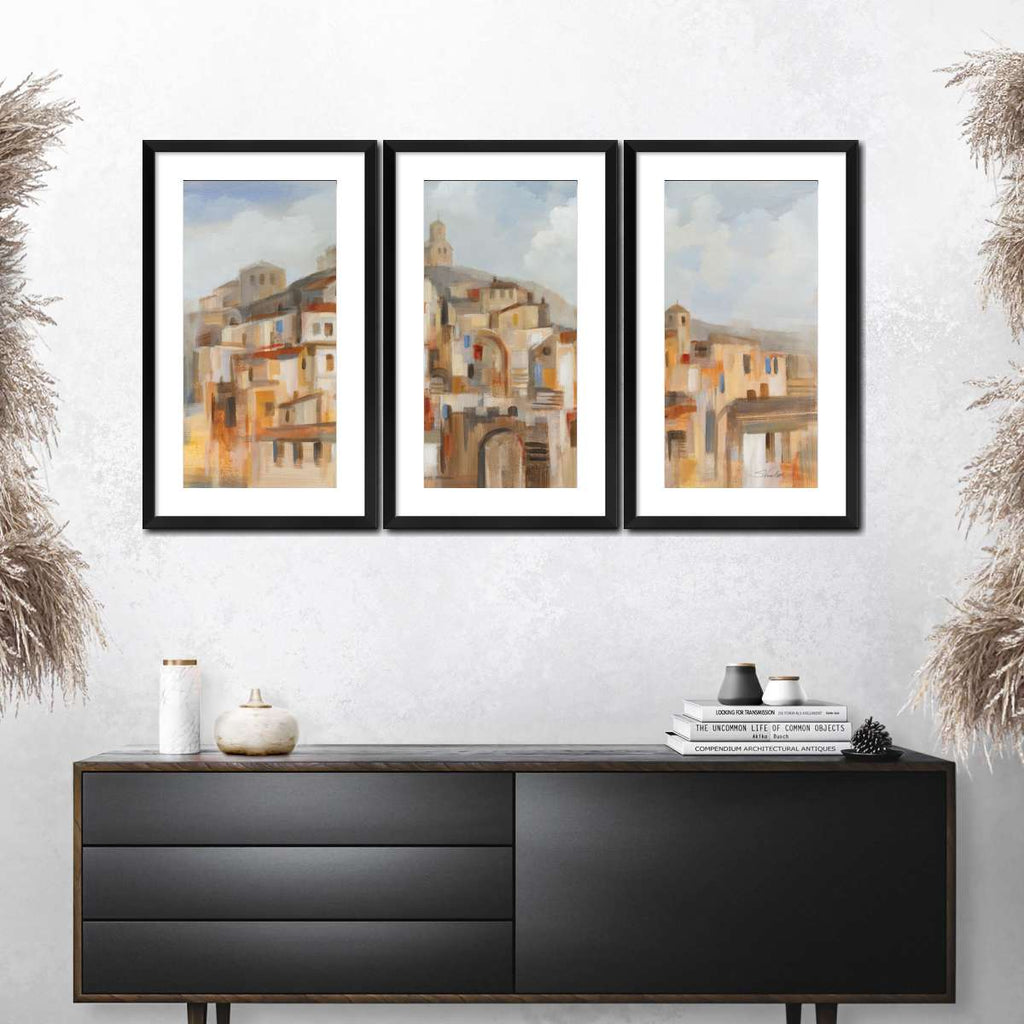 Town On The Hill Wall Art