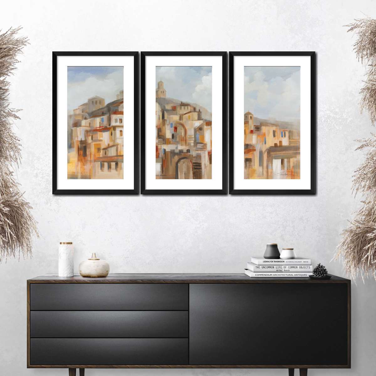 Town On The Hill Wall Art
