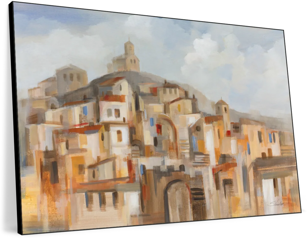 Town On The Hill Wall Art