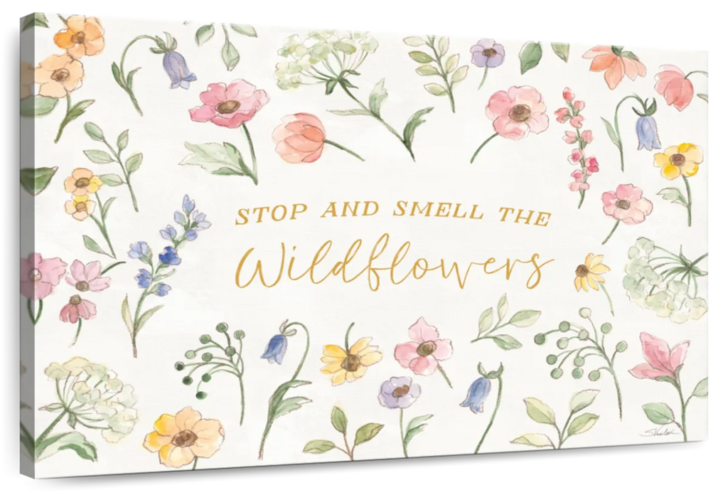 Wild Blooms Quote IV Wall Art