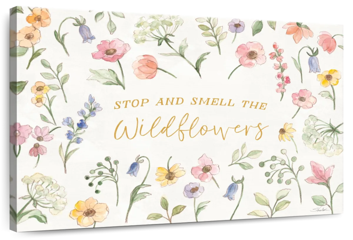 Wild Blooms Quote IV Wall Art