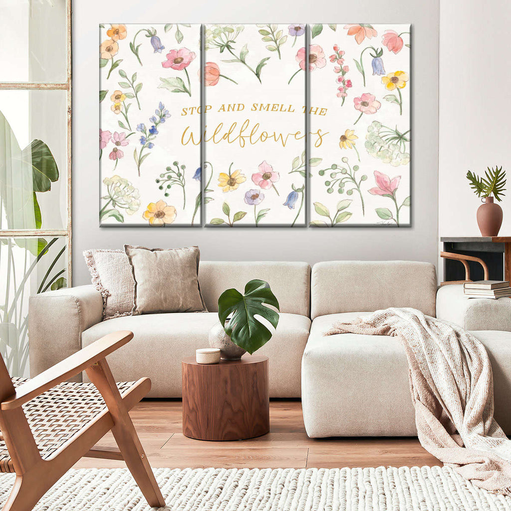 Wild Blooms Quote IV Wall Art