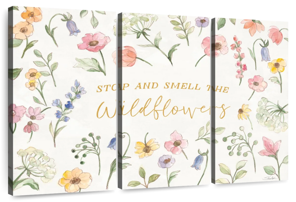 Wild Blooms Quote IV Wall Art