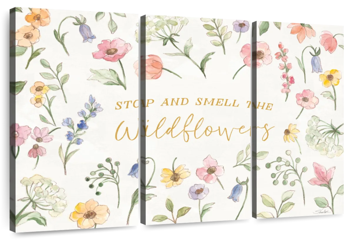 Wild Blooms Quote IV Wall Art