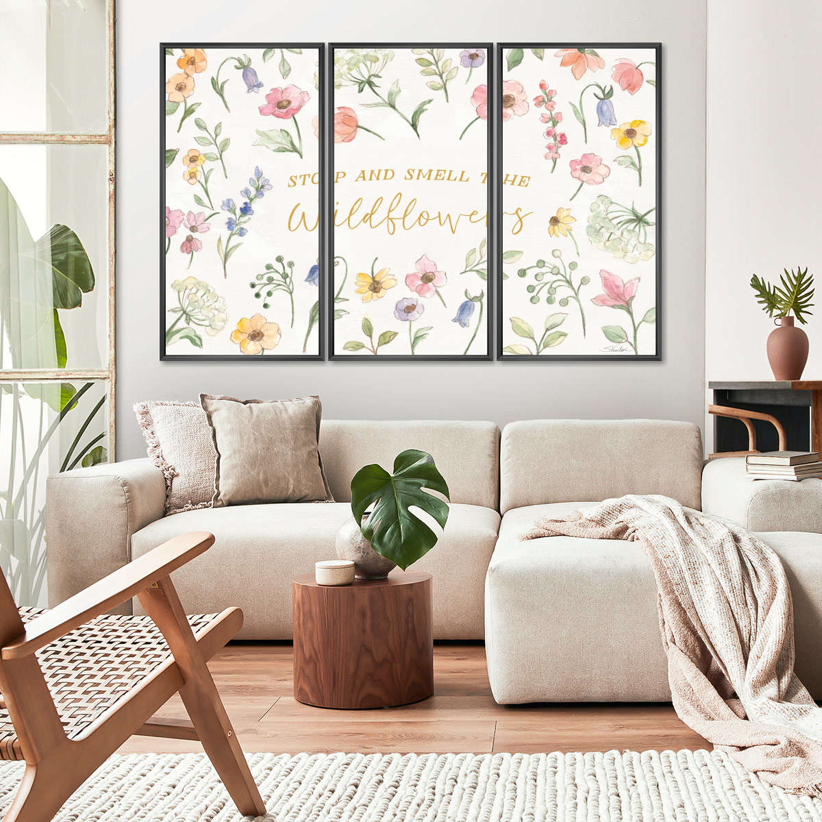 Wild Blooms Quote IV Wall Art