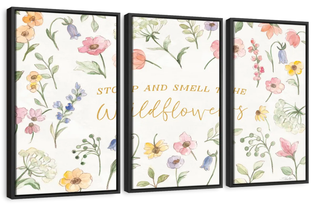 Wild Blooms Quote IV Wall Art