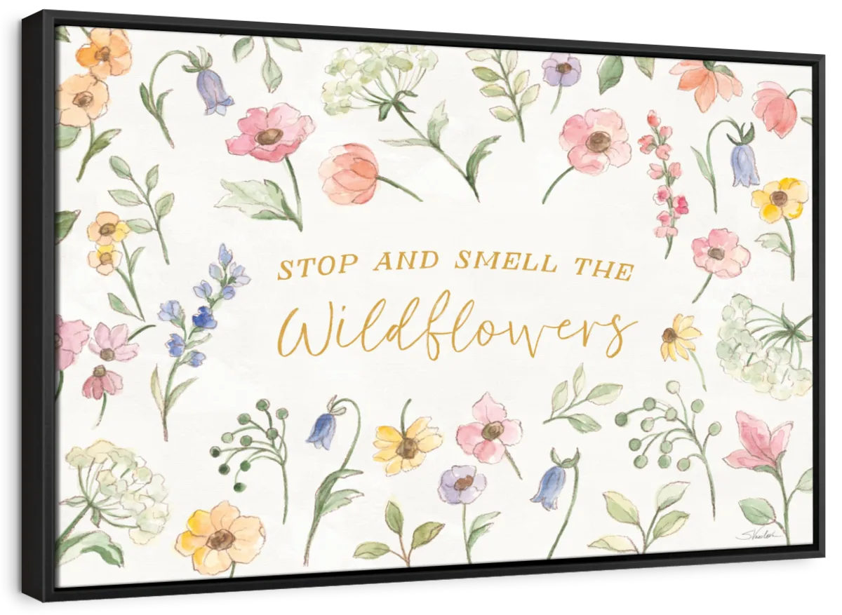 Wild Blooms Quote IV Wall Art