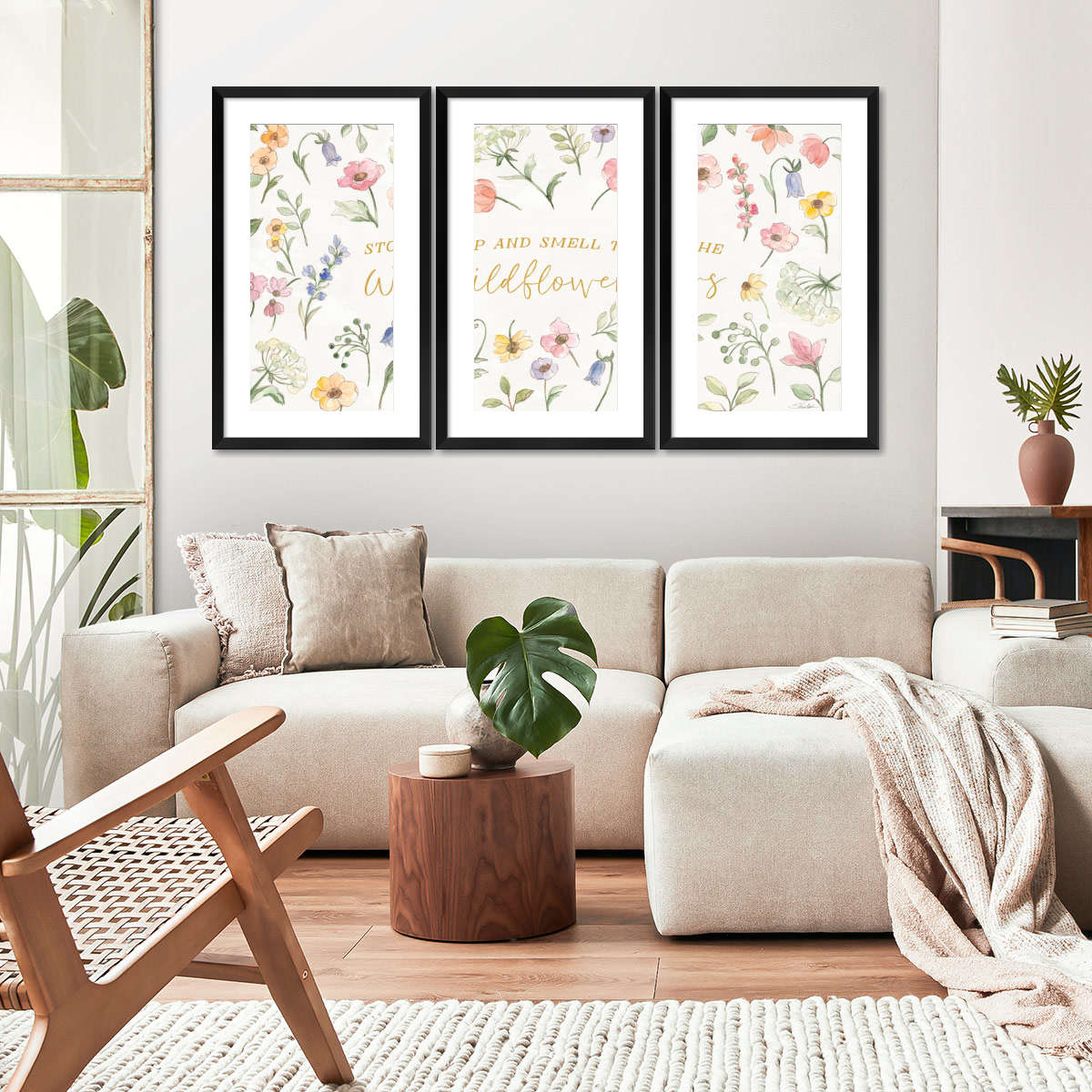 Wild Blooms Quote IV Wall Art