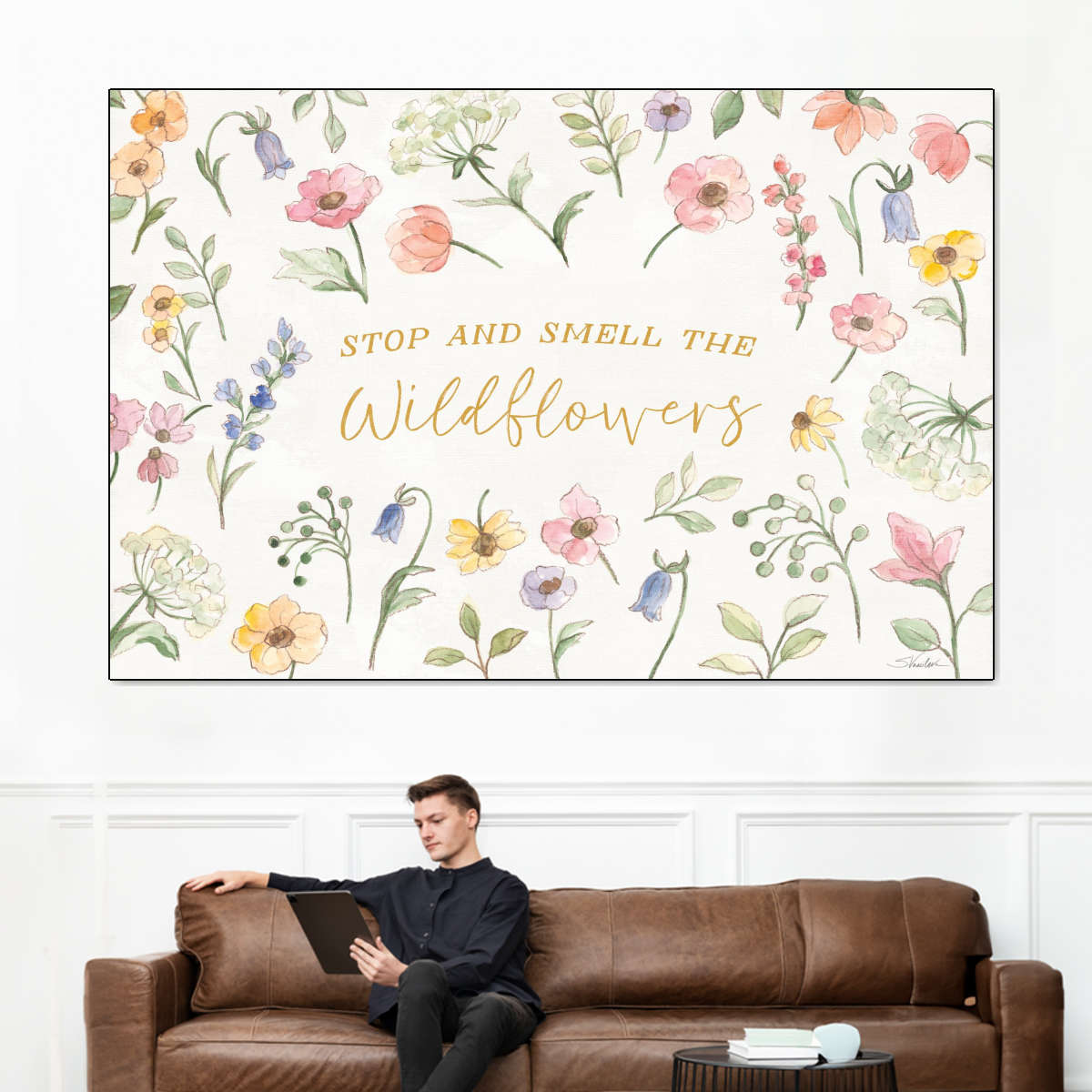 Wild Blooms Quote IV Wall Art