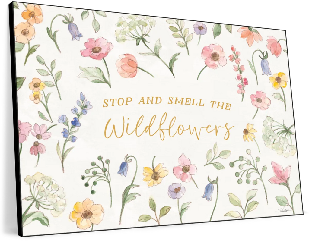 Wild Blooms Quote IV Wall Art
