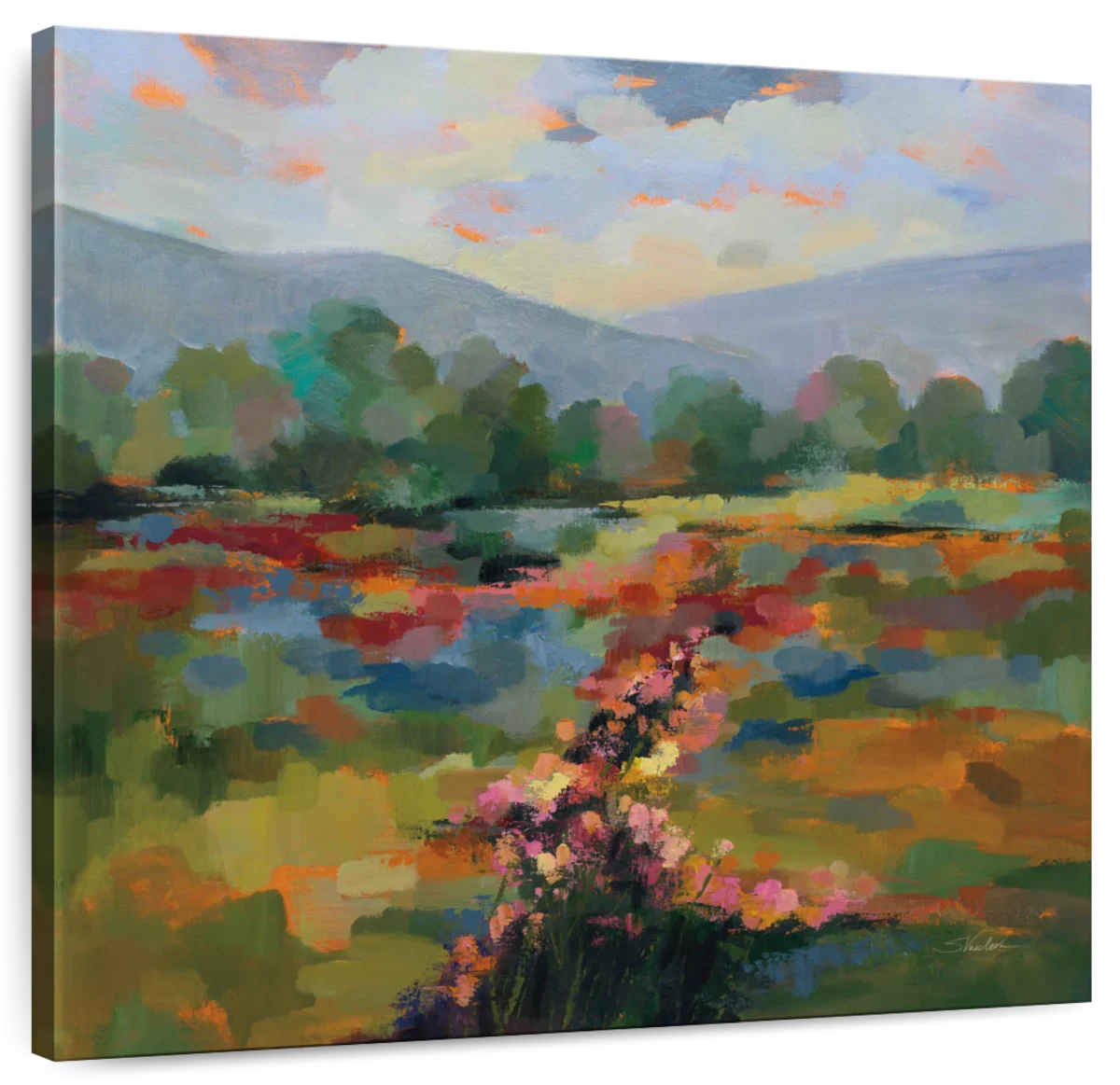 Floral Path Wall Art