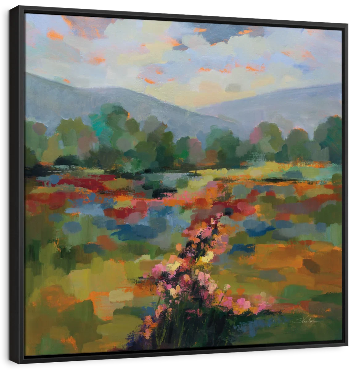 Floral Path Wall Art