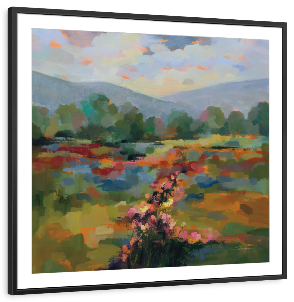 Floral Path Wall Art