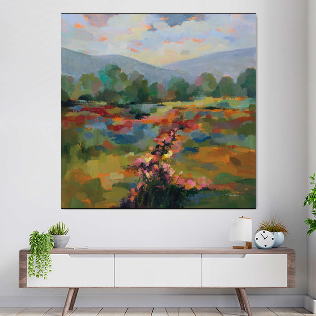 Floral Path Wall Art