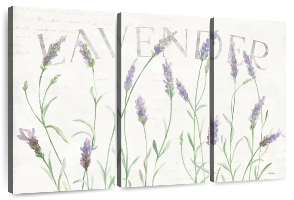 Simple Lavender Fields I Wall Art