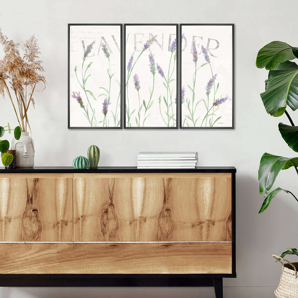 Simple Lavender Fields I Wall Art