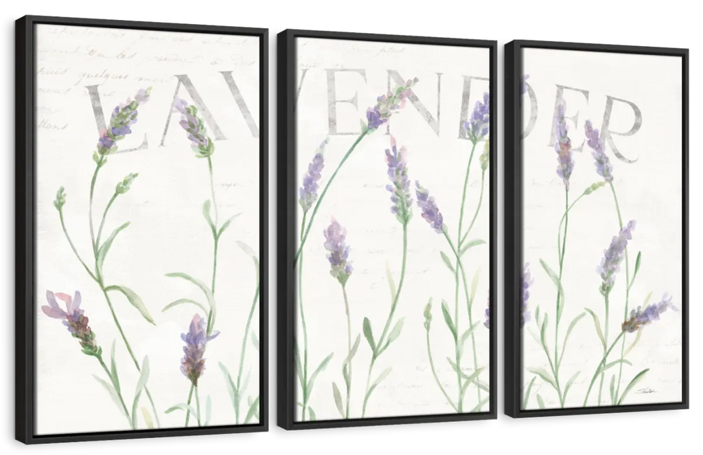 Simple Lavender Fields I Wall Art