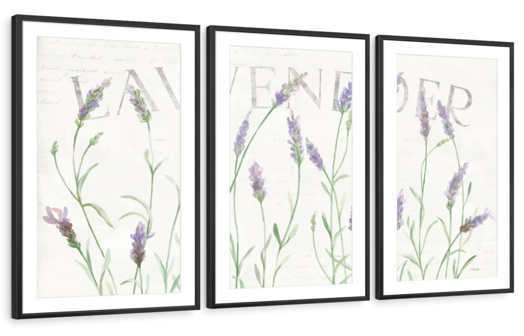 Simple Lavender Fields I Wall Art