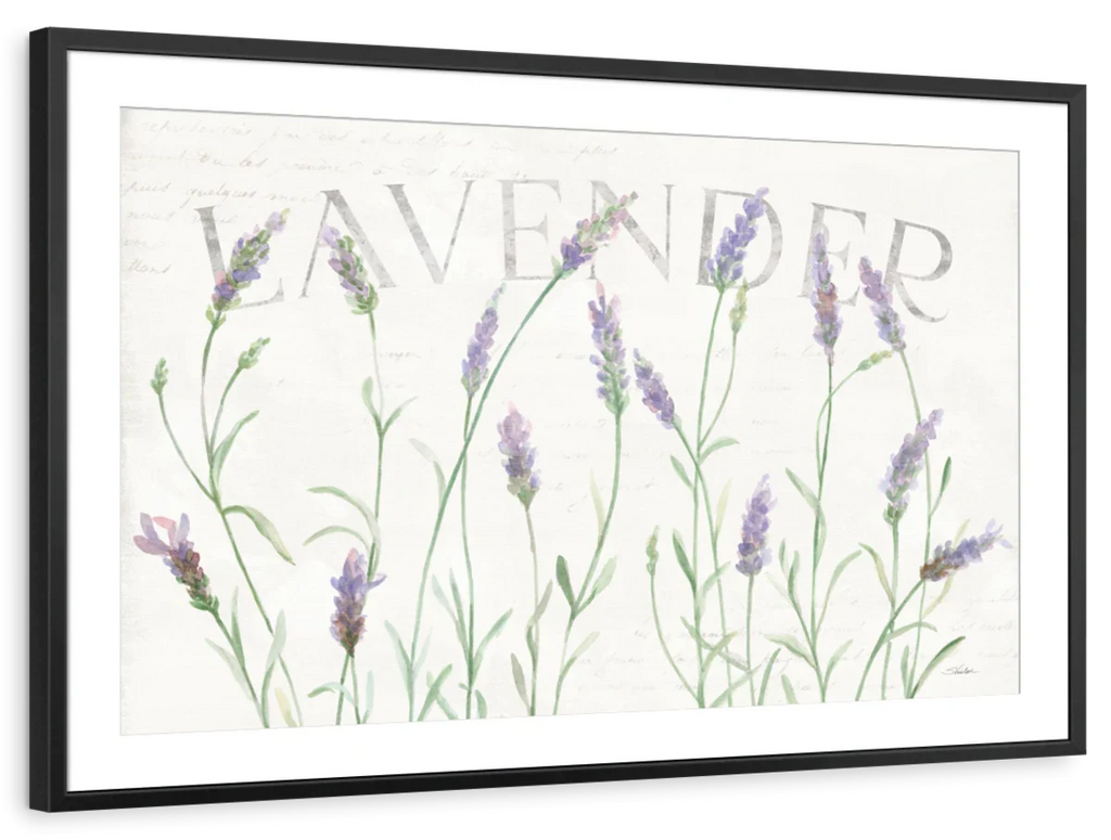 Simple Lavender Fields I Wall Art