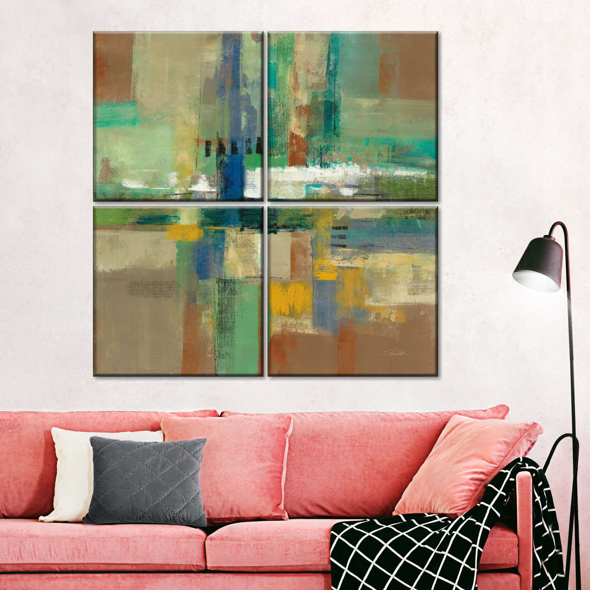 Abstract Harbor View Wall Art