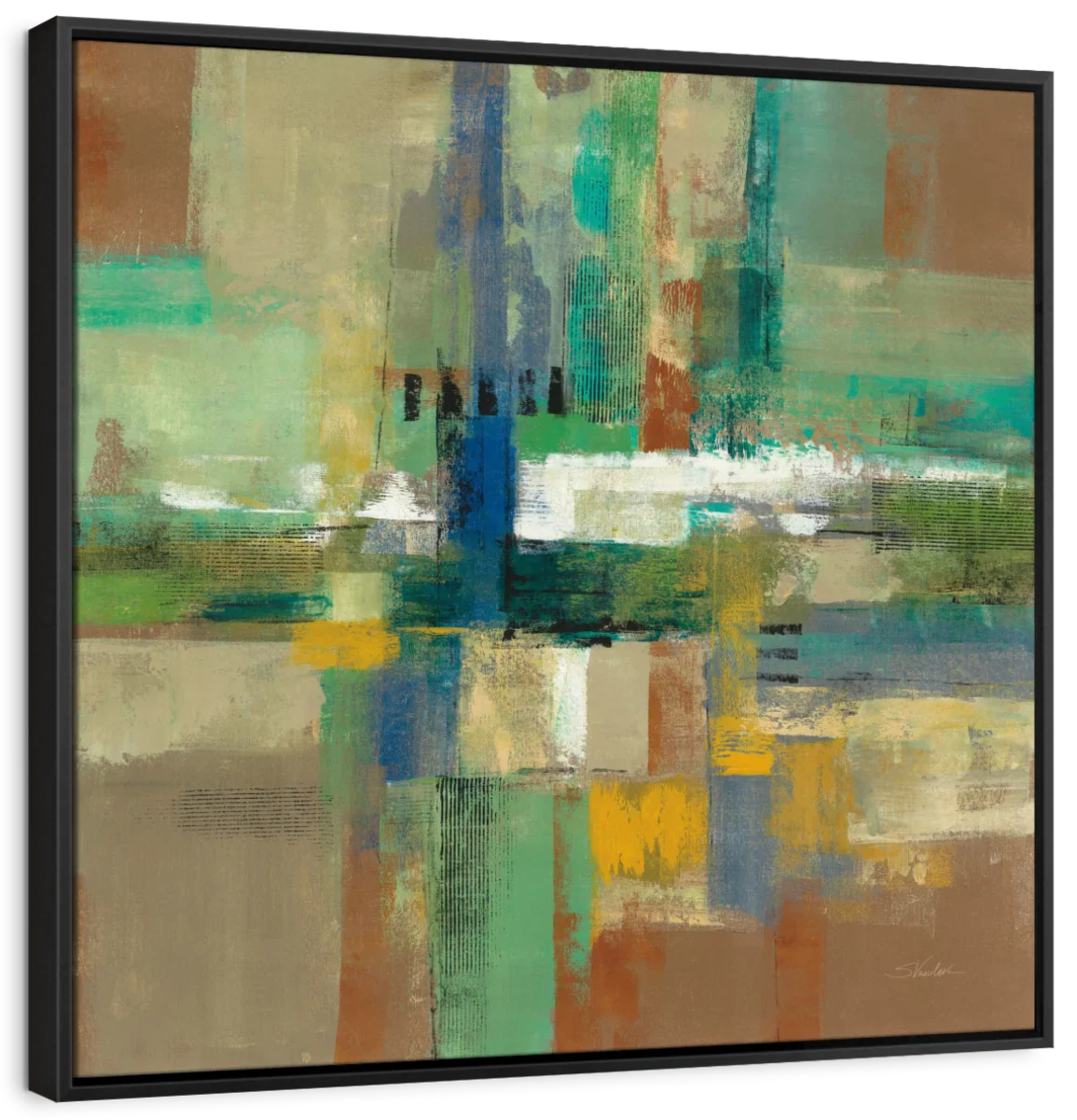 Abstract Harbor View Wall Art