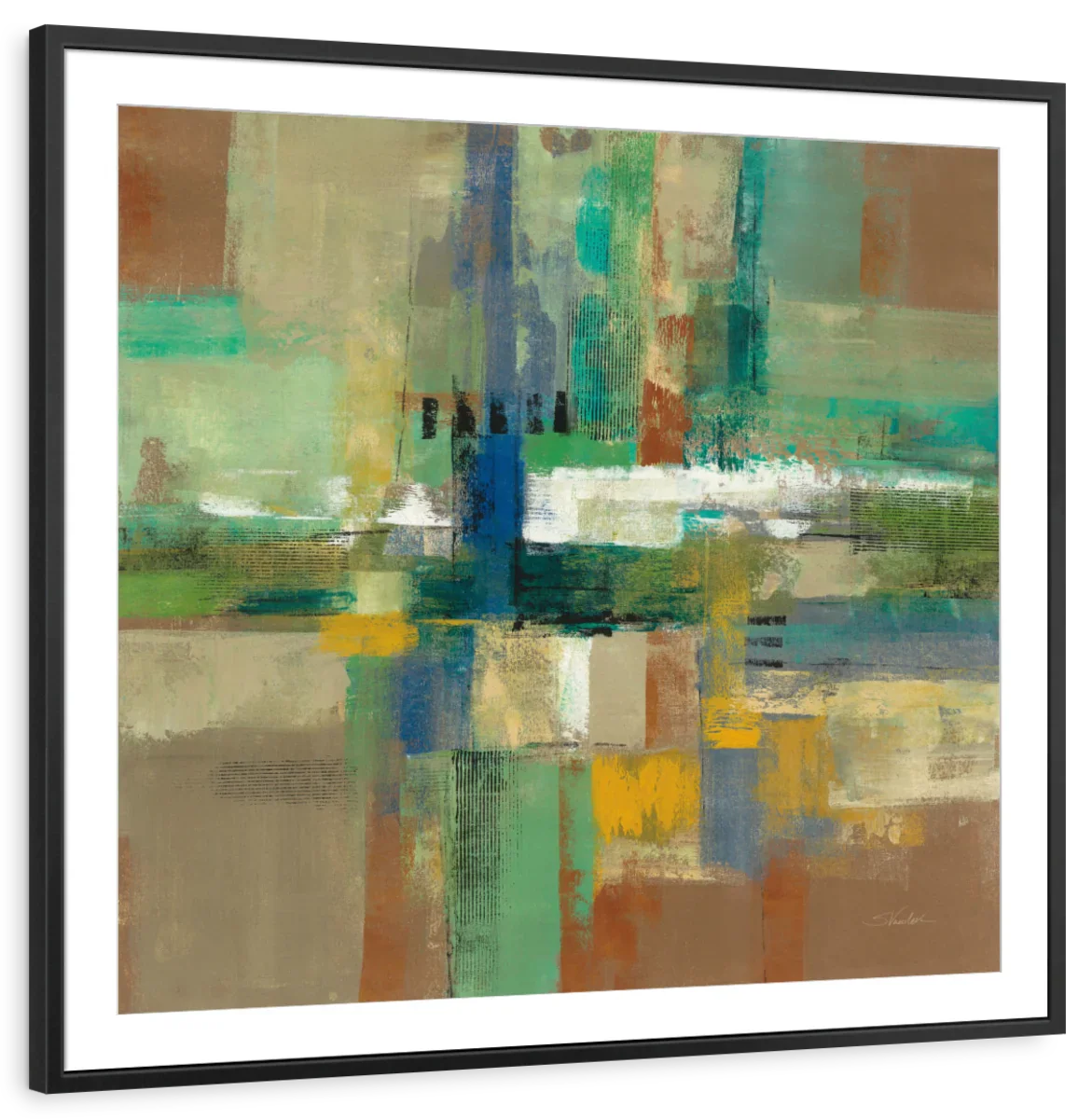 Abstract Harbor View Wall Art