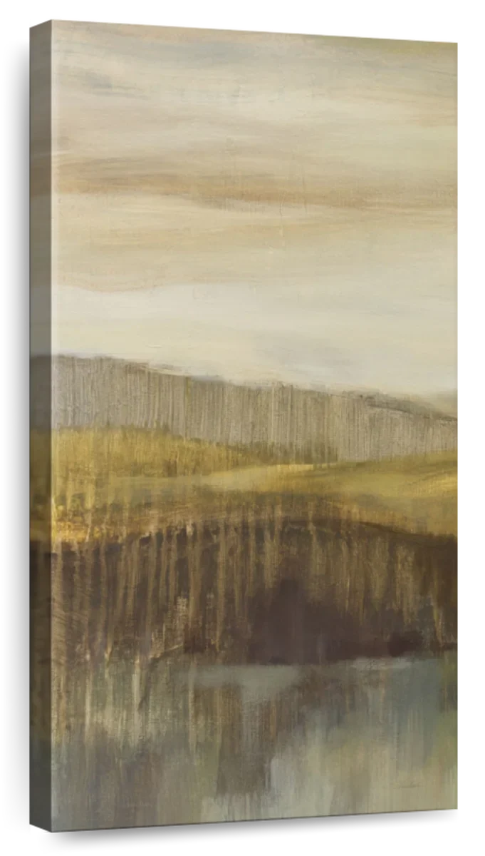 Hills By The River Triptych I Wall Art