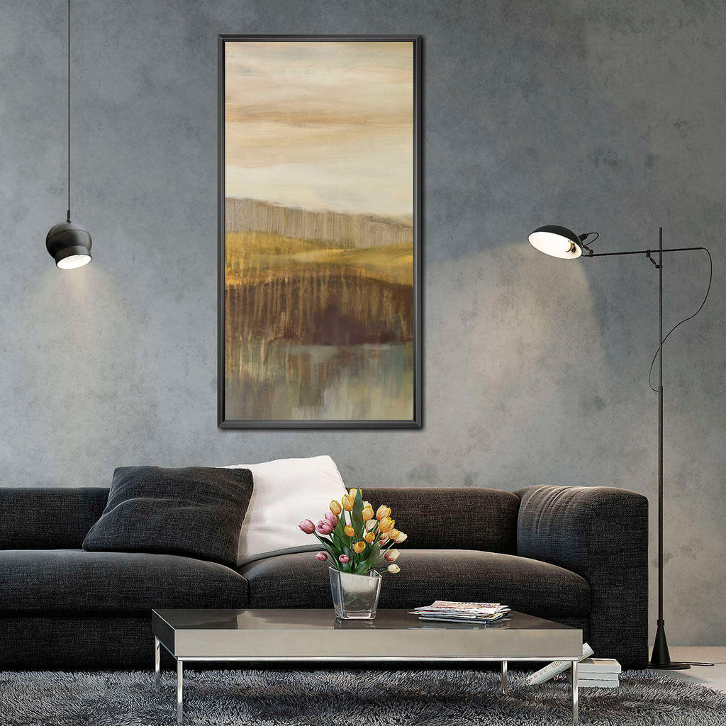Hills By The River Triptych I Wall Art
