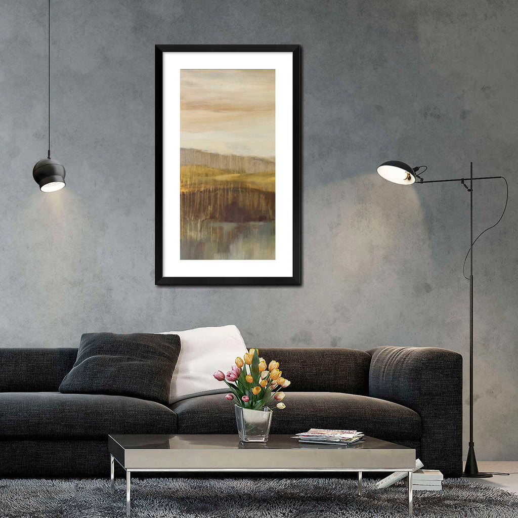 Hills By The River Triptych I Wall Art