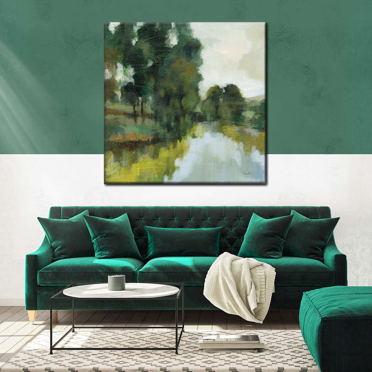 Willows By The Pond I Wall Art