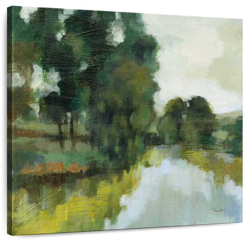 Willows By The Pond I Wall Art