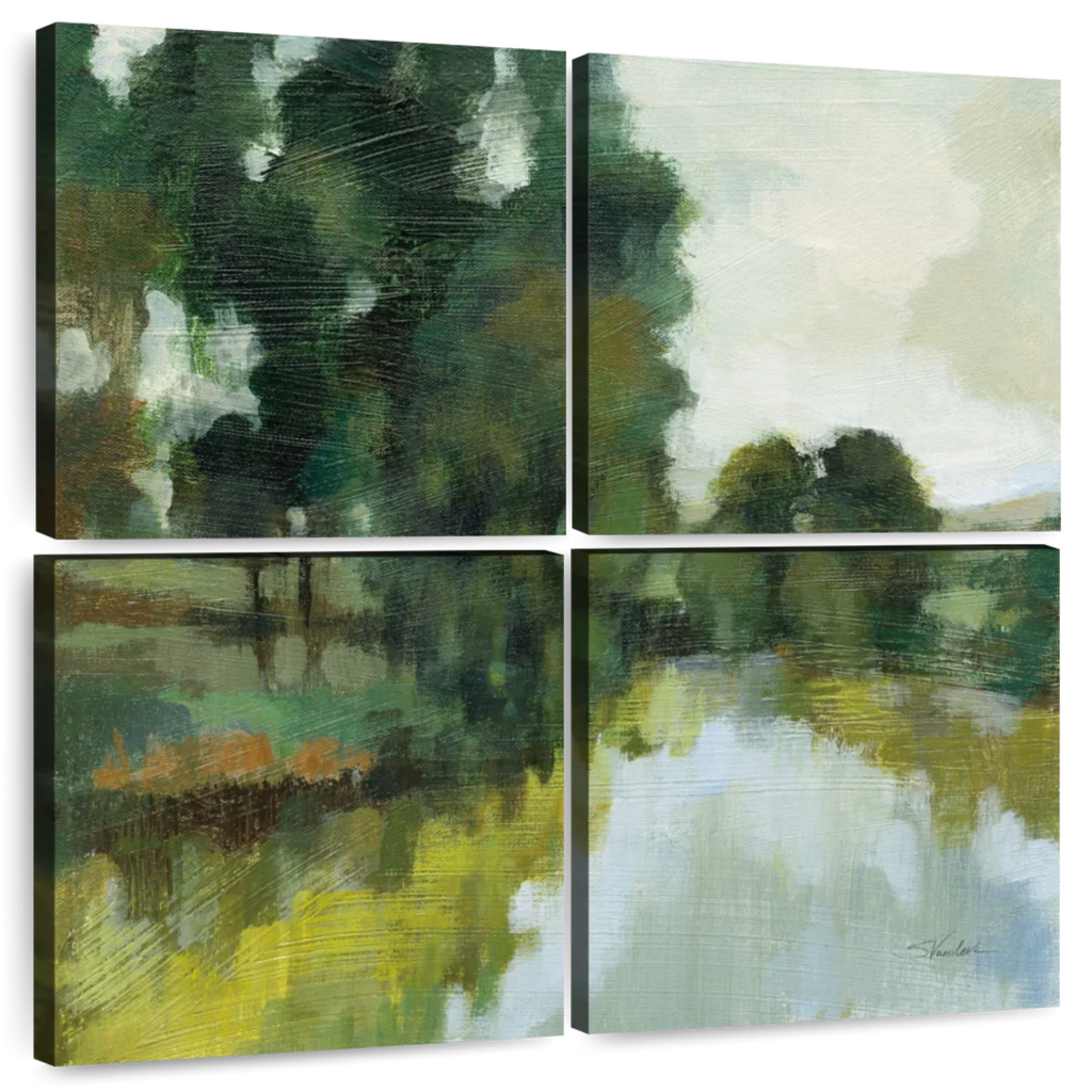 Willows By The Pond I Wall Art