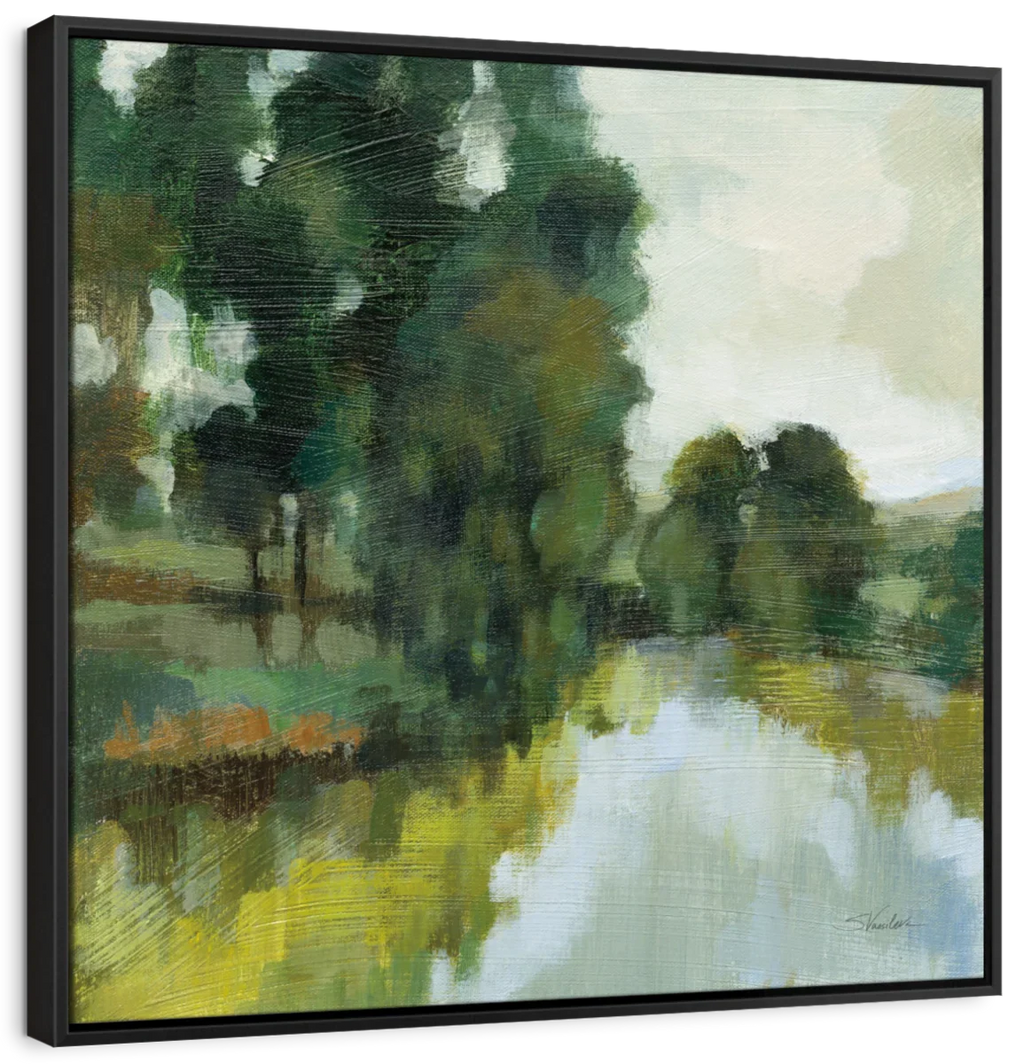 Willows By The Pond I Wall Art