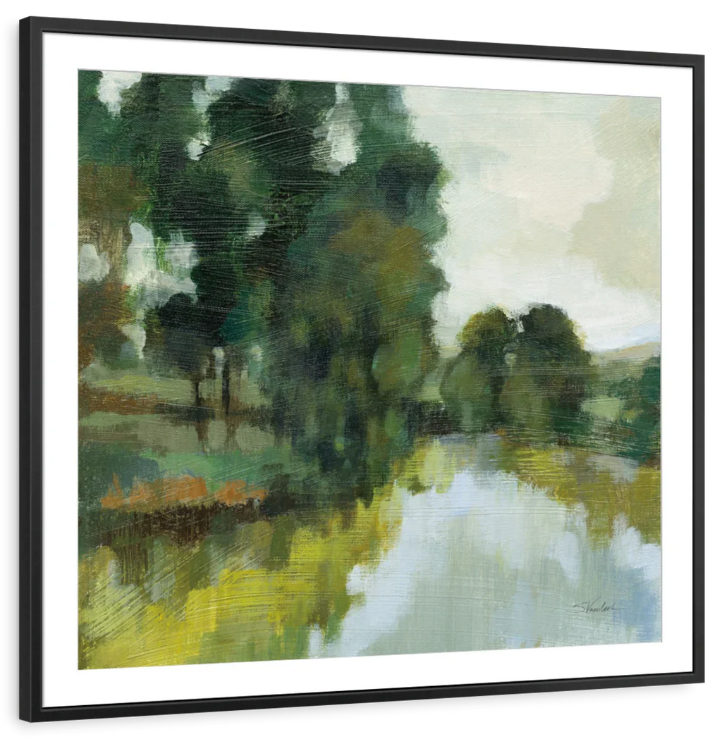 Willows By The Pond I Wall Art