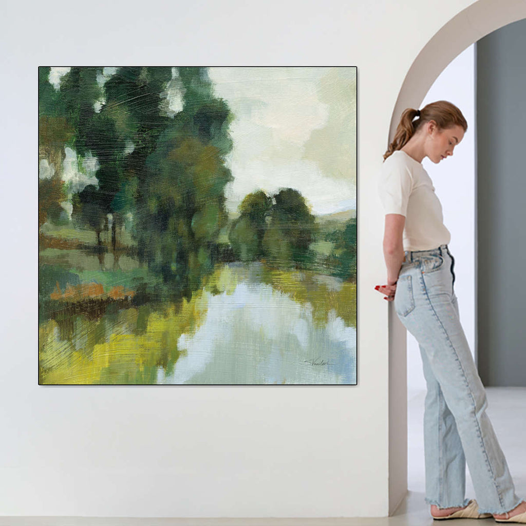 Willows By The Pond I Wall Art