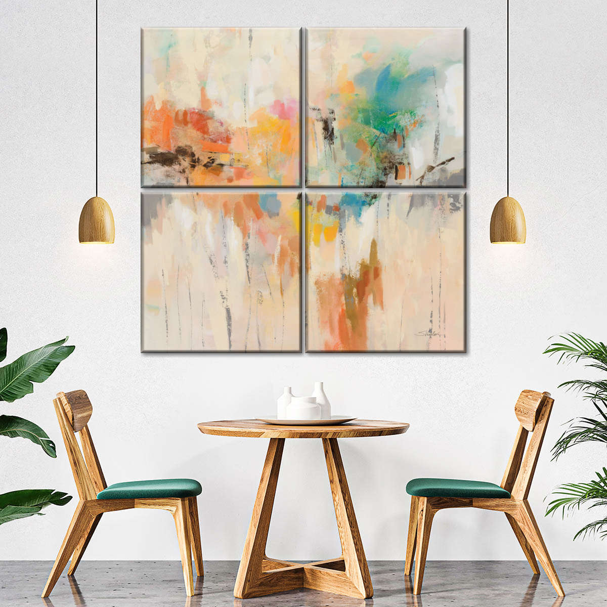 Abstract Merry Go Round Wall Art