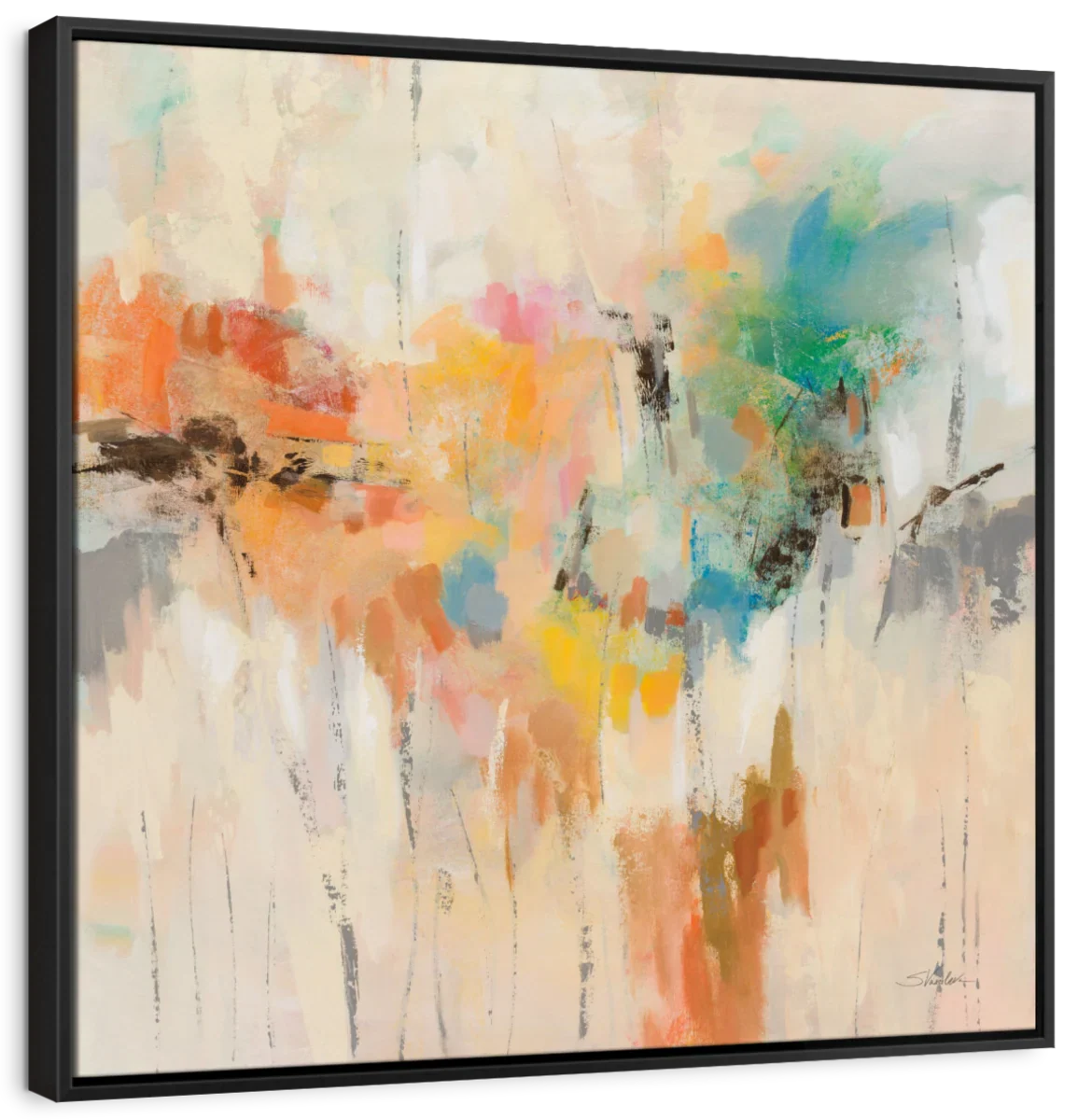 Abstract Merry Go Round Wall Art