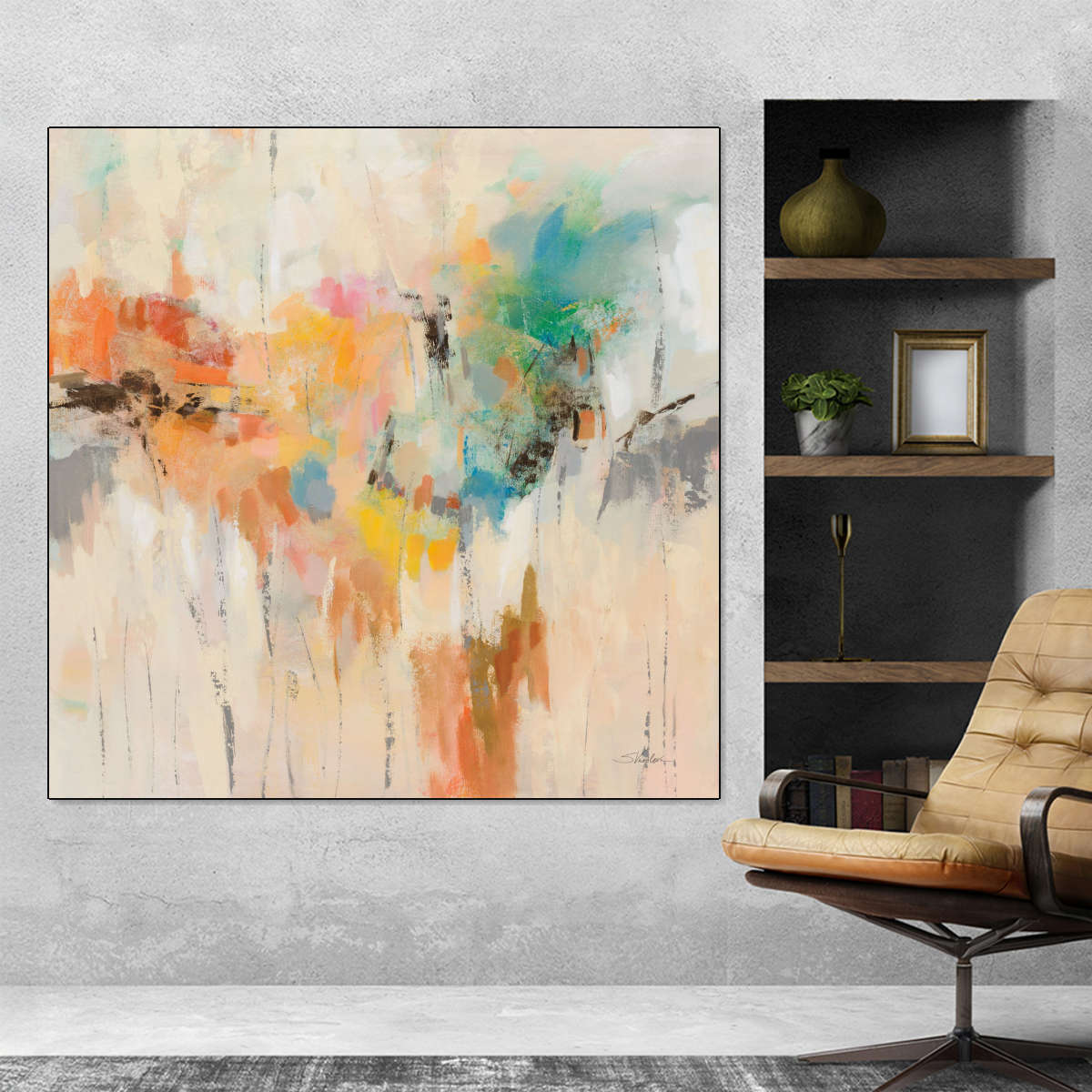Abstract Merry Go Round Wall Art
