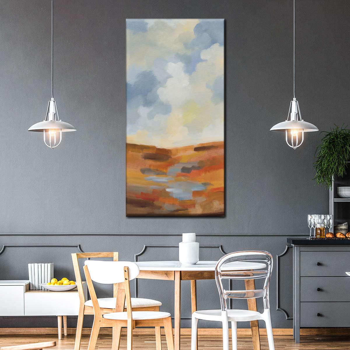 Earth And Sky Trio I Wall Art