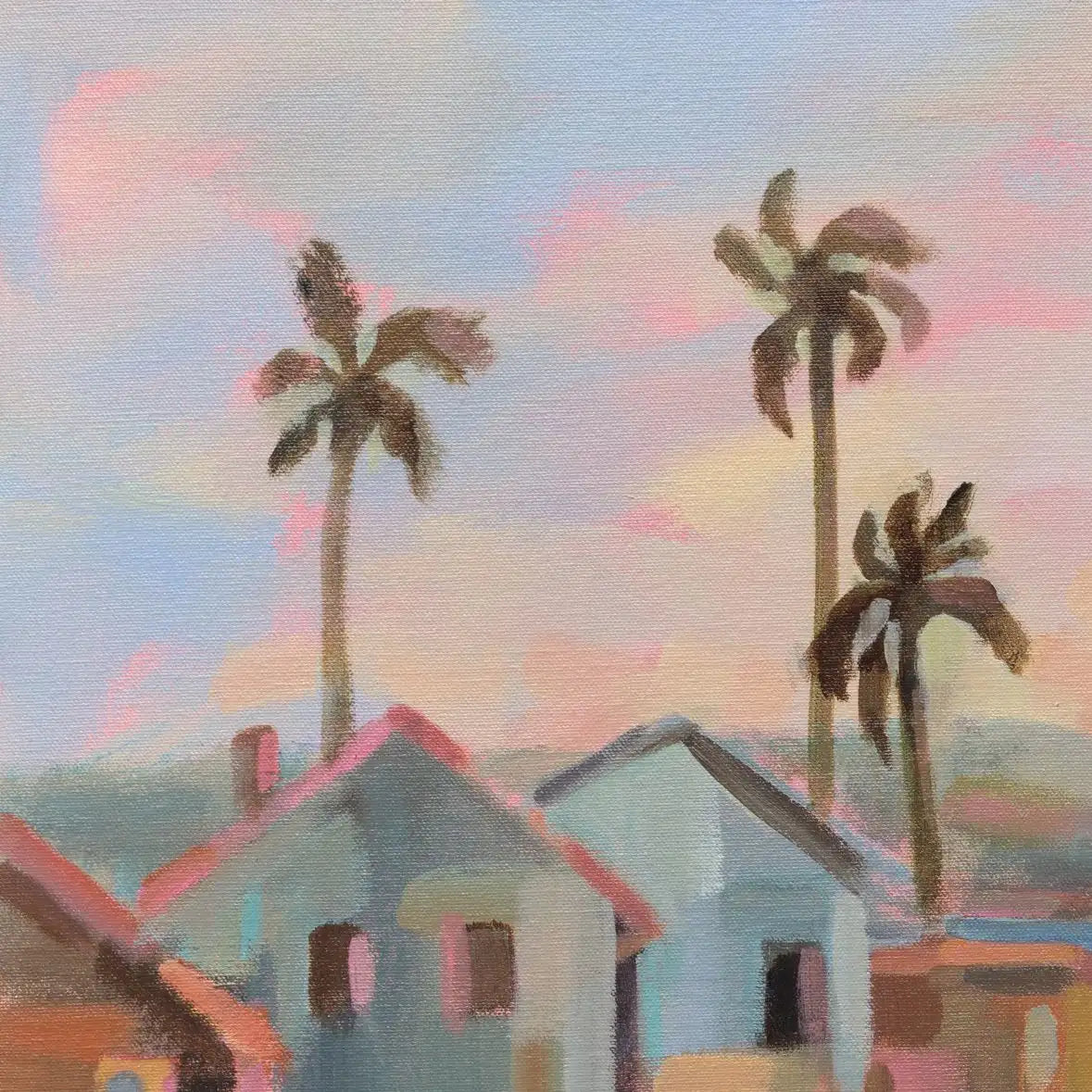 California Sunrise Street Wall Art