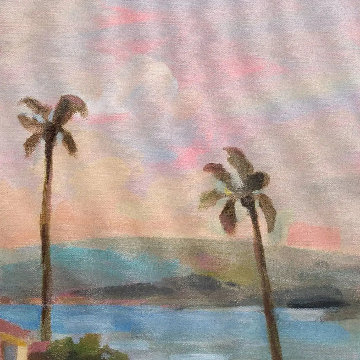 California Sunrise Street Wall Art