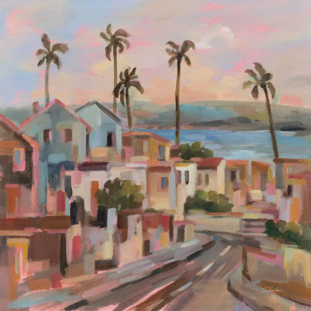 California Sunrise Street Wall Art