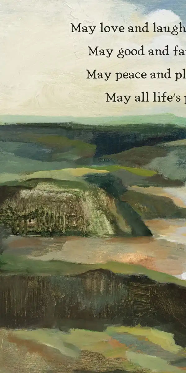 Irish Coast Blessing Wall Art