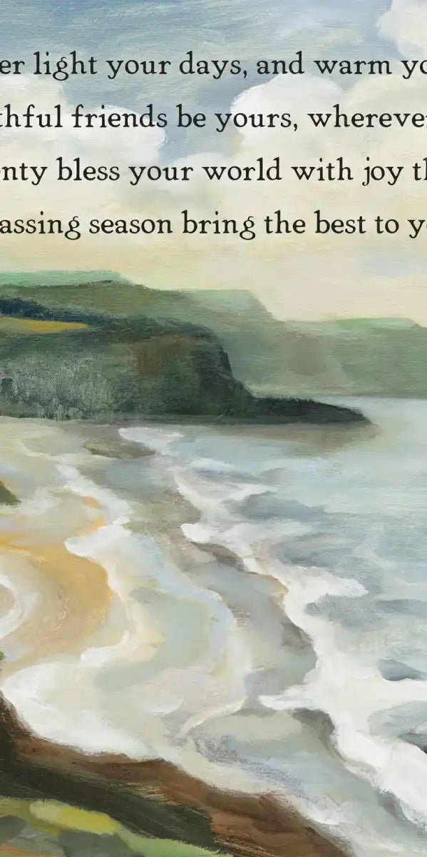 Irish Coast Blessing Wall Art