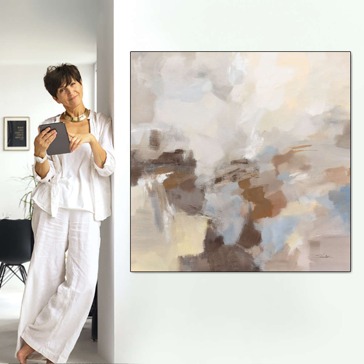 Silver Sky Wall Art