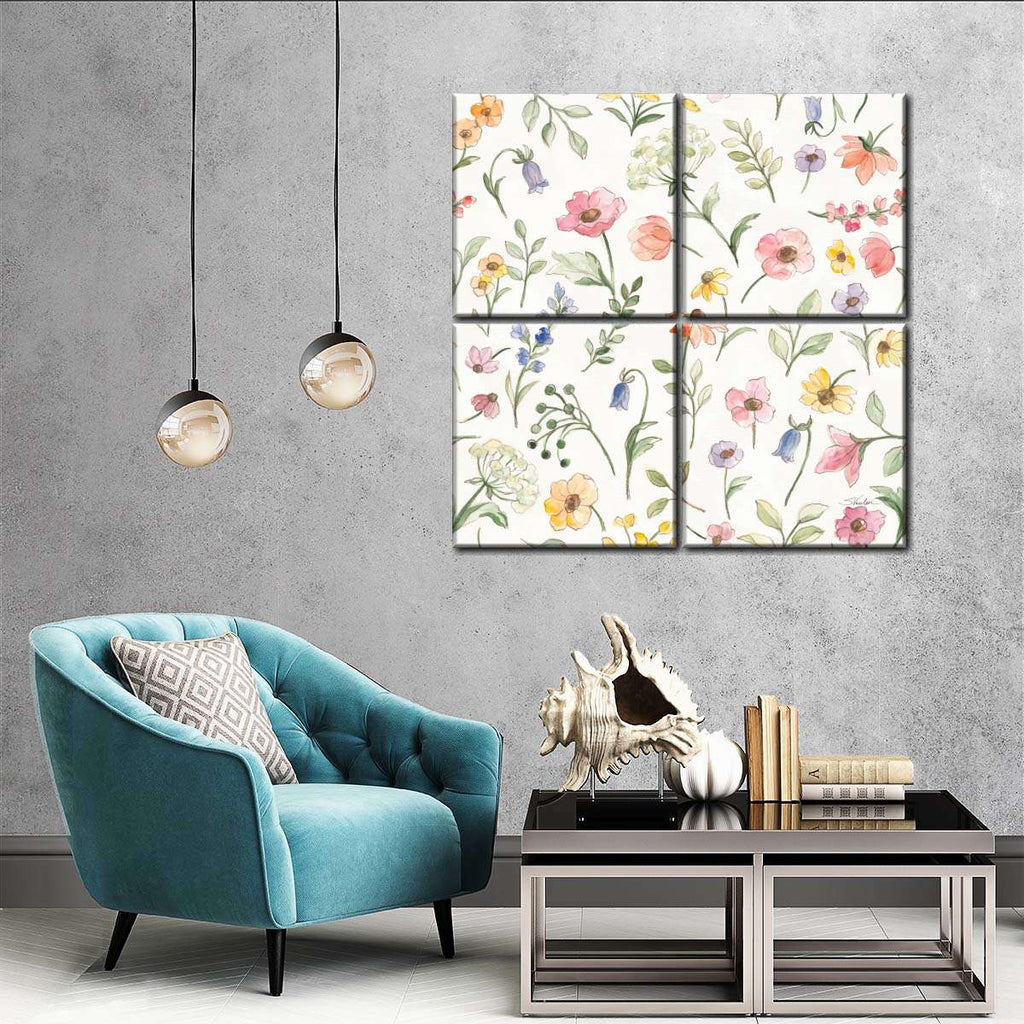 Wild Blooms Pattern IA Wall Art