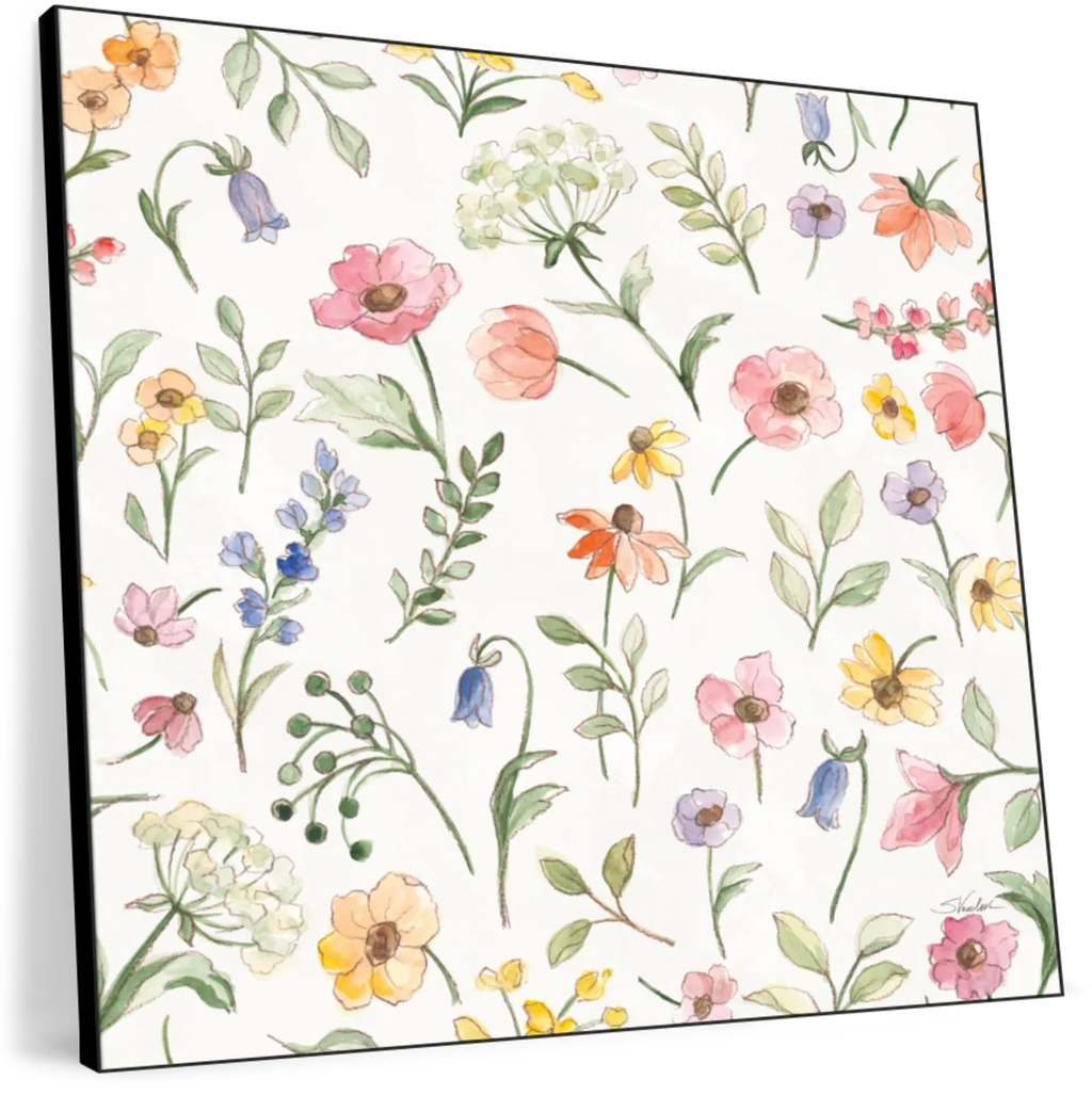 Wild Blooms Pattern IA Wall Art